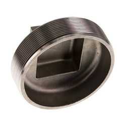 Tapón R4'' Acero inoxidable con cuadrado exterior 16bar (224.8psi)