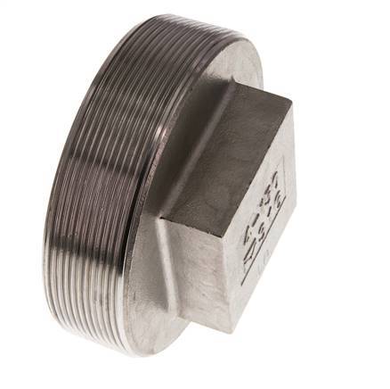 Tapón R4'' Acero inoxidable con cuadrado exterior 16bar (224.8psi)