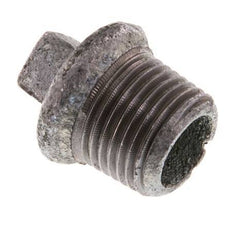 Plug R1/2'' Malleable cast iron with External Square 25bar (351.25psi) [10 Pieces]