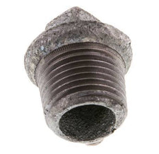 Plug R1/2'' Malleable cast iron with External Square 25bar (351.25psi) [10 Pieces]