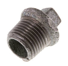 Plug R1/2'' Malleable cast iron with External Square 25bar (351.25psi) [10 Pieces]