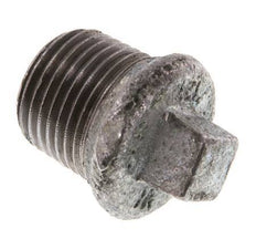 Plug R1/2'' Malleable cast iron with External Square 25bar (351.25psi) [10 Pieces]