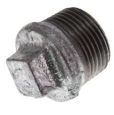 Plug R1'' Malleable cast iron with External Square 25bar (351.25psi) [5 Pieces]