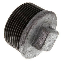 Plug R1 1/2'' Malleable cast iron with External Square 25bar (351.25psi) [2 Pieces]