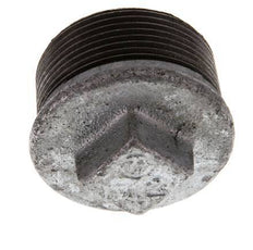 Plug R1 1/2'' Malleable cast iron with External Square 25bar (351.25psi) [2 Pieces]