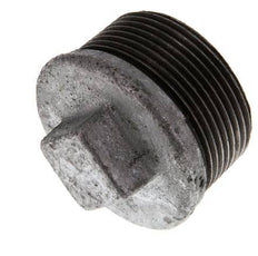 Plug R1 1/2'' Malleable cast iron with External Square 25bar (351.25psi) [2 Pieces]