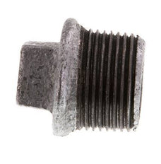 Plug R3/4'' Malleable cast iron with External Square 25bar (351.25psi) [5 Pieces]