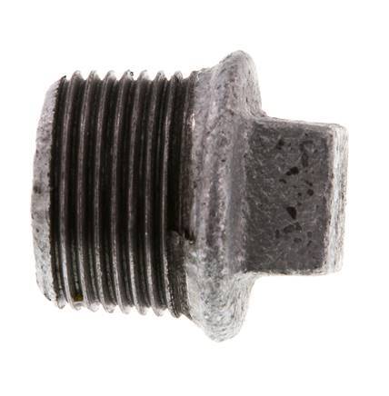 Plug R3/4'' Malleable cast iron with External Square 25bar (351.25psi) [5 Pieces]