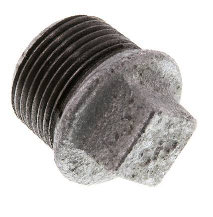 Plug R3/4'' Malleable cast iron with External Square 25bar (351.25psi) [5 Pieces]