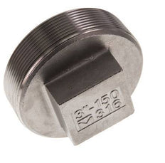 Tapón R3'' Acero inoxidable con cuadrado exterior 16bar (224.8psi)