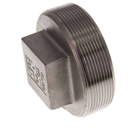 Tapón R3'' Acero inoxidable con cuadrado exterior 16bar (224.8psi)