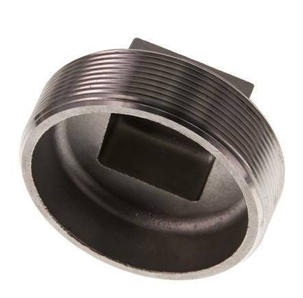 Tapón R3'' Acero inoxidable con cuadrado exterior 16bar (224.8psi)