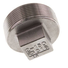 Tapón R2'' Acero inoxidable con cuadrado exterior 16bar (224.8psi)