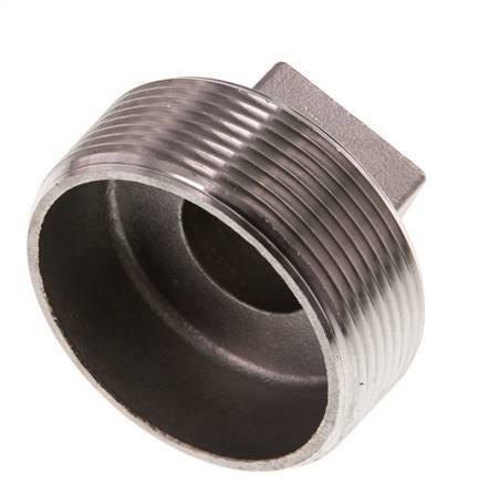 Tapón R2'' Acero inoxidable con cuadrado exterior 16bar (224.8psi)