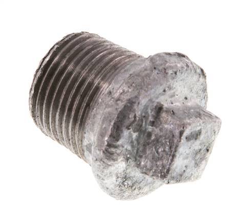 Plug R3/8'' Malleable cast iron with External Square 25bar (351.25psi) [10 Pieces]
