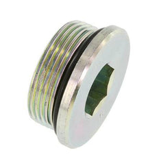 Tapón UN 1-5/8''-12 Acero NBR con Hexágono Interno 250bar (3512.5psi)