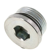 Tapón UN 1-3/16INCH-12 Acero NBR con hexágono interno 400bar (5620.0psi)