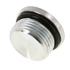 Tapón UN 1-3/16INCH-12 Acero NBR con hexágono interno 400bar (5620.0psi)