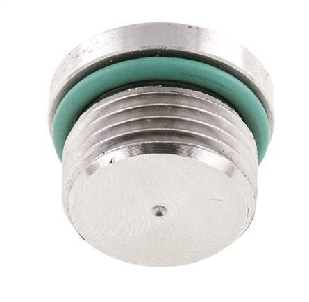Tapón UNF 3/4INCH-16 Acero inoxidable FKM con hexágono interior 630bar (8851,5psi)