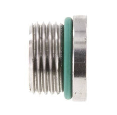 Tapón UNF 3/4INCH-16 Acero inoxidable FKM con hexágono interior 630bar (8851,5psi)