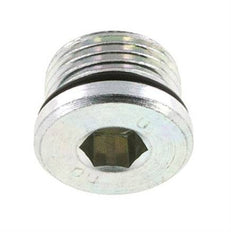 Tapón UNF 7/8''-14 Acero NBR con hexágono interior 630bar (8851,5psi)