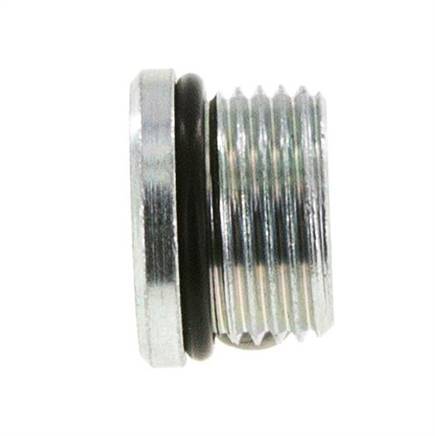 Tapón UNF 7/8''-14 Acero NBR con hexágono interior 630bar (8851,5psi)