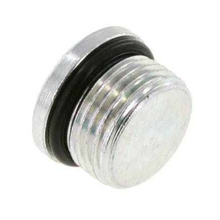 Tapón UNF 7/8''-14 Acero NBR con hexágono interior 630bar (8851,5psi)