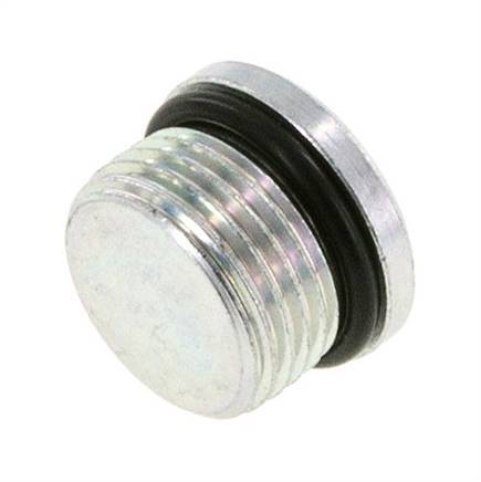 Tapón UNF 7/8''-14 Acero NBR con hexágono interior 630bar (8851,5psi)