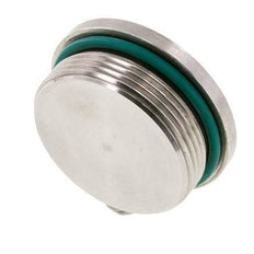 Tapón UN 1-7/8''-12 Acero inoxidable FKM con hexágono interior 250bar (3512,5psi)