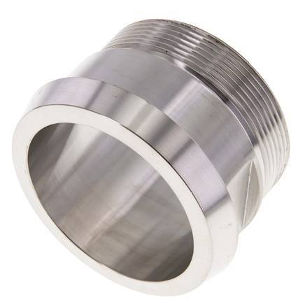 DIN 11851 Sanitary (Dairy) Fitting 86mm Cone x G2 1/2 inch Male Stainless Steel