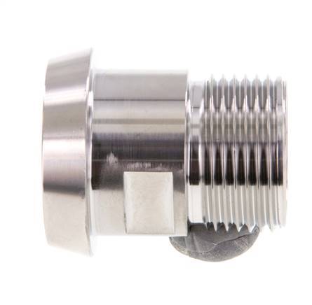 DIN 11851 Racor Sanitario (Lácteo) Cono 44mm x Macho G1 pulgada Acero Inoxidable