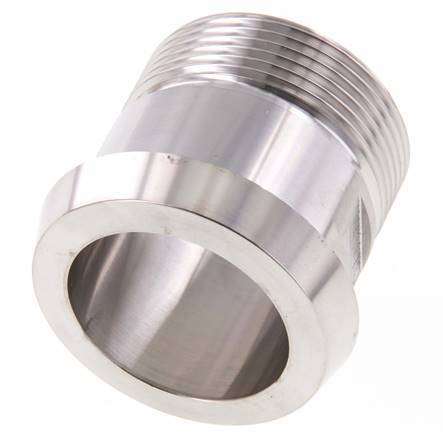 DIN 11851 Racor Sanitario (Lácteo) Cono 56mm x Macho G1 1/2 pulgadas Acero Inoxidable