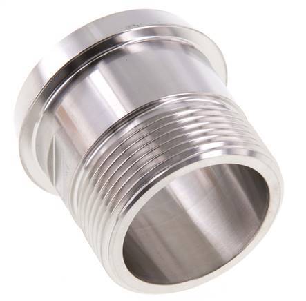 DIN 11851 Racor Sanitario (Lácteo) Cono 56mm x Macho G1 1/2 pulgadas Acero Inoxidable