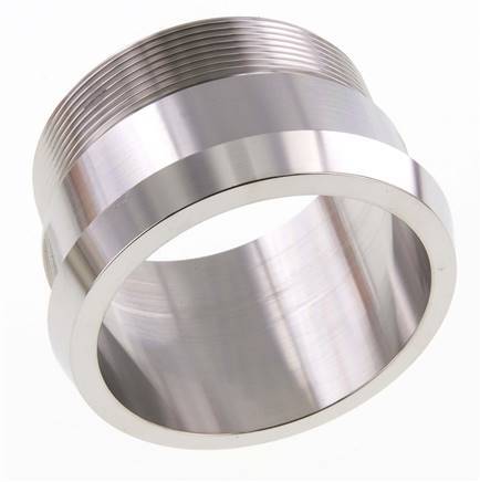 DIN 11851 Sanitary (Dairy) Fitting 100mm Cone x G3 inch Male Stainless Steel