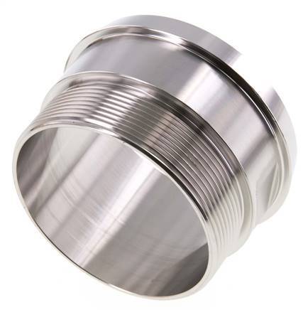 DIN 11851 Sanitary (Dairy) Fitting 100mm Cone x G3 inch Male Stainless Steel