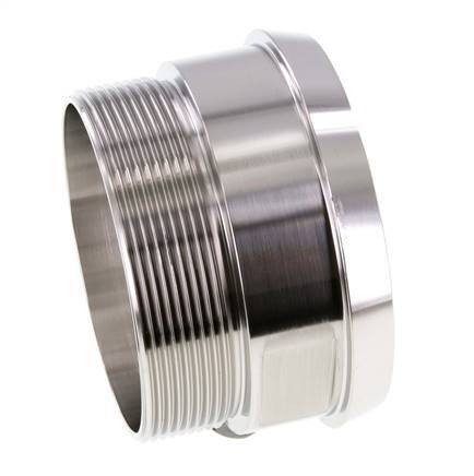DIN 11851 Sanitary (Dairy) Fitting 100mm Cone x G3 inch Male Stainless Steel