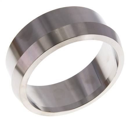Accesorio sanitario (lácteo) Cono de 121 mm x 114,3 mm Extremo para soldar Acero inoxidable