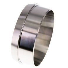 Accesorio sanitario (lácteo) Cono de 121 mm x 114,3 mm Extremo para soldar Acero inoxidable