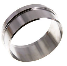 Accesorio sanitario (lácteo) Cono de 121 mm x 114,3 mm Extremo para soldar Acero inoxidable