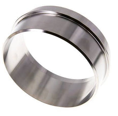 Accesorio sanitario (lácteo) Cono de 121 mm x 114,3 mm Extremo para soldar Acero inoxidable