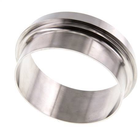 DIN 11851 Accesorio sanitario (lácteo) Cono 121mm x 104mm Extremo para soldar Acero inoxidable