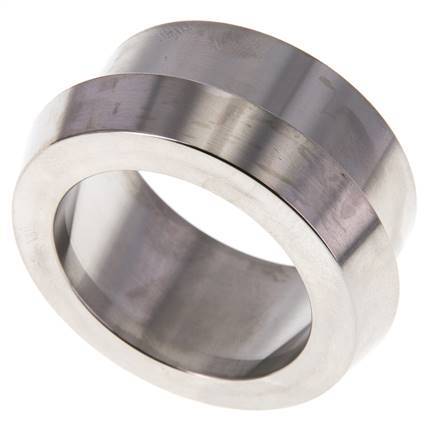 Accesorio sanitario (lácteo) Cono de 56 mm x 48,3 mm Extremo para soldar Acero inoxidable