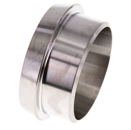 Accesorio sanitario (lácteo) Cono de 56 mm x 48,3 mm Extremo para soldar Acero inoxidable