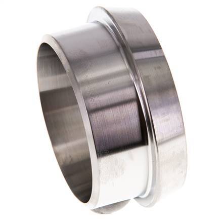 Accesorio sanitario (lácteo) Cono de 56 mm x 48,3 mm Extremo para soldar Acero inoxidable