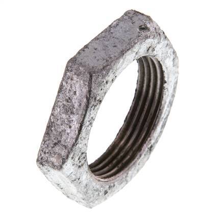 Lock Nut Rp1 1/4'' Malleable Cast Iron [5 Pieces]