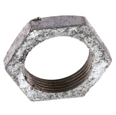 Lock Nut Rp1 1/4'' Malleable Cast Iron [5 Pieces]