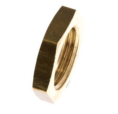 Lock Nut G3/8'' Brass [10 Pieces]