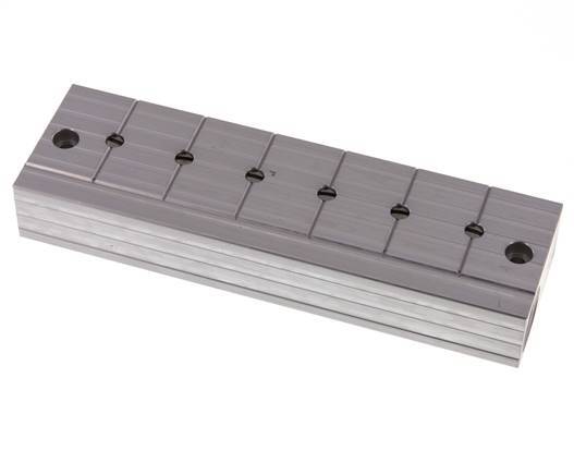 Distributor Bar with Ball Valves 2xG3/8'' - 6xG1/4'' Stainless Steel PN 10