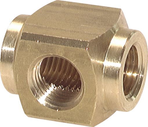 3-way Air Distributor G1/8'' Brass 16 bar (224.8 psi) [2 Pieces]