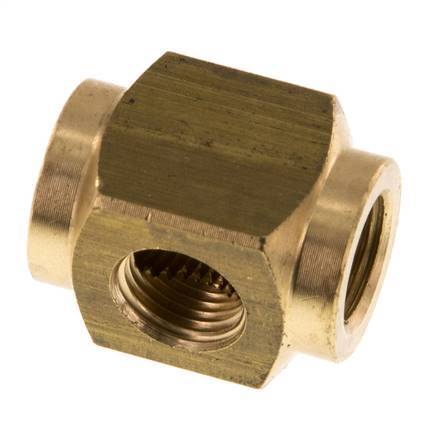 3-way Air Distributor G1/8'' Brass 16 bar (224.8 psi) [2 Pieces]